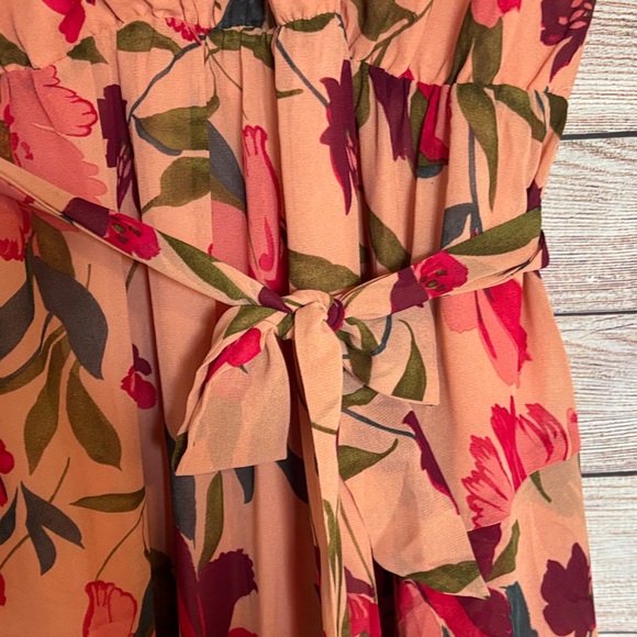 Floral Chiffon Ruffle Dress - Picture 6 of 9